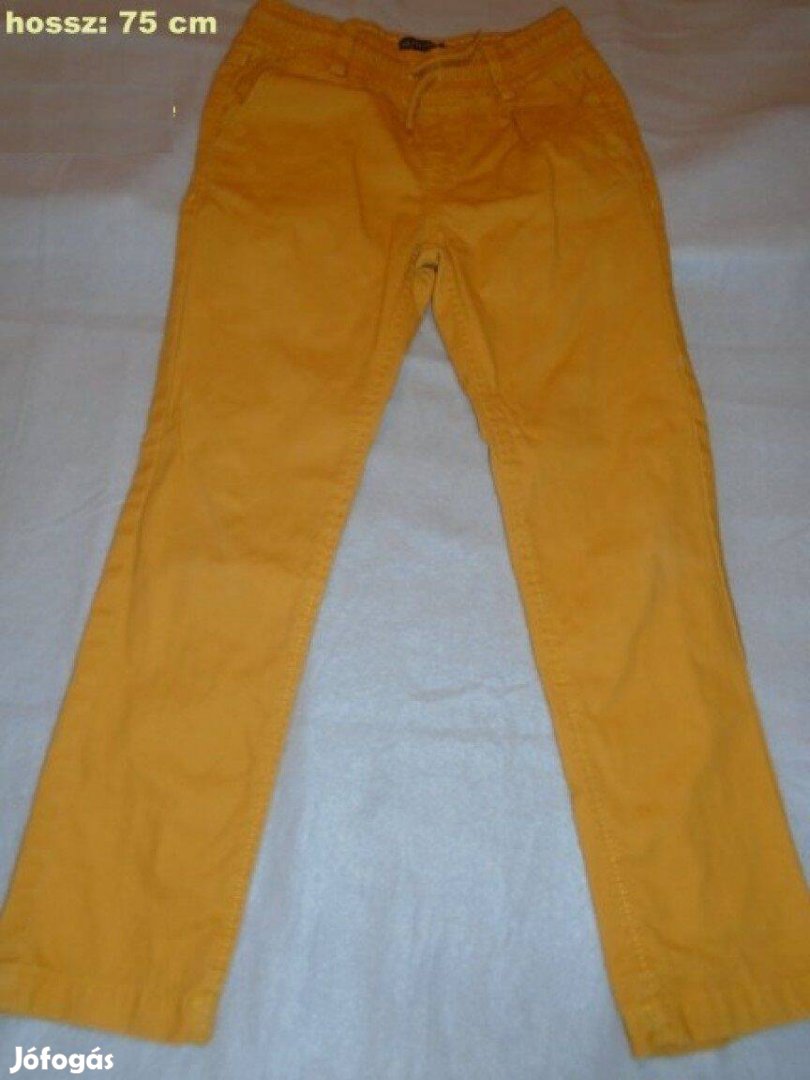 Sárga színű nadrág 7-8 évesre (méret 128)