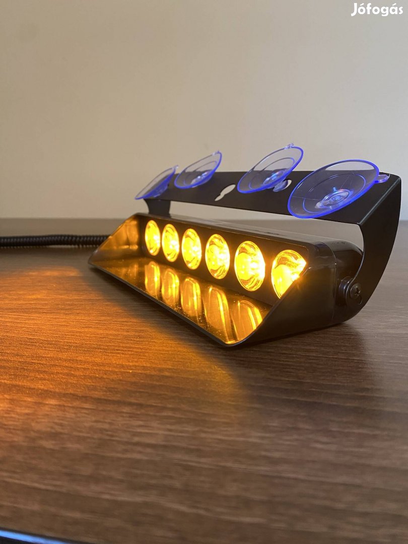 Sárga villogó szélvédőre