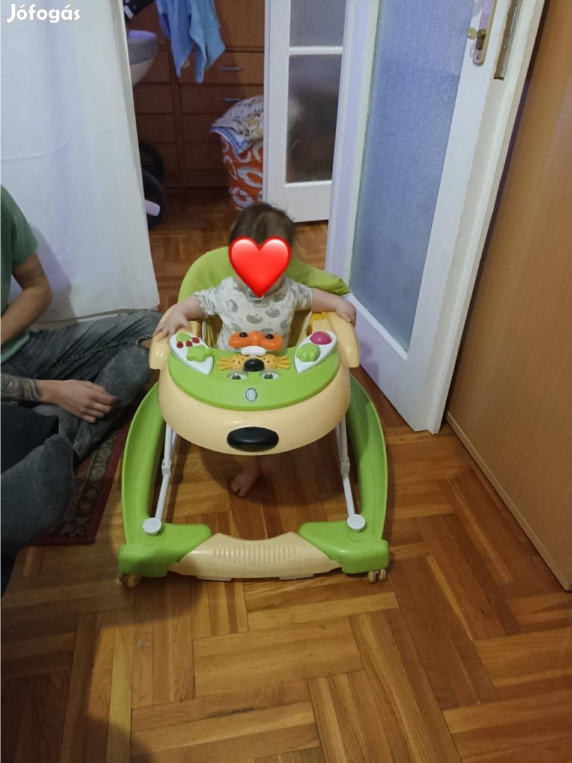 Sárga-zöld bébitaxi