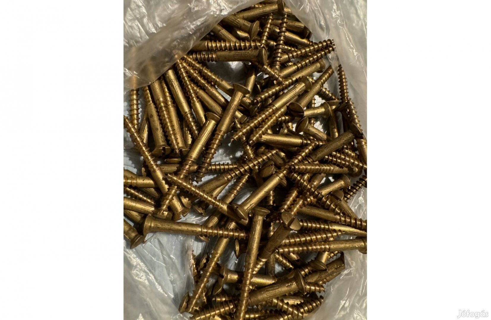 Sárgaréz félgömbfejű facsavar DIN 96, 4.040