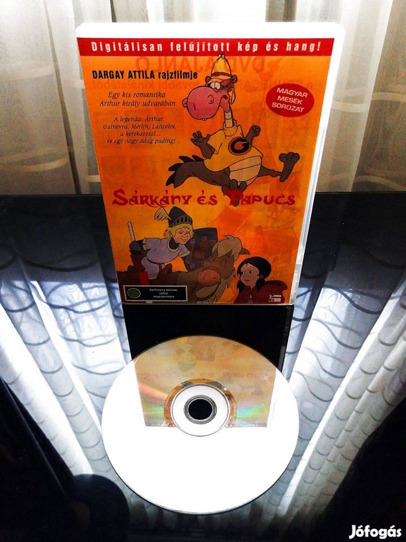 Sárkány és Papucs DVD mese film