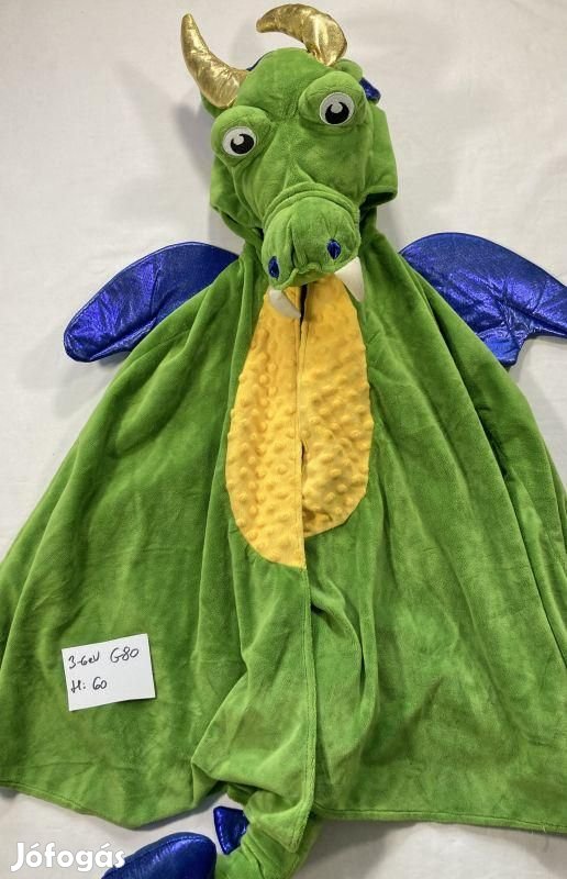 Sárkány jelmez, állat jelmez G80