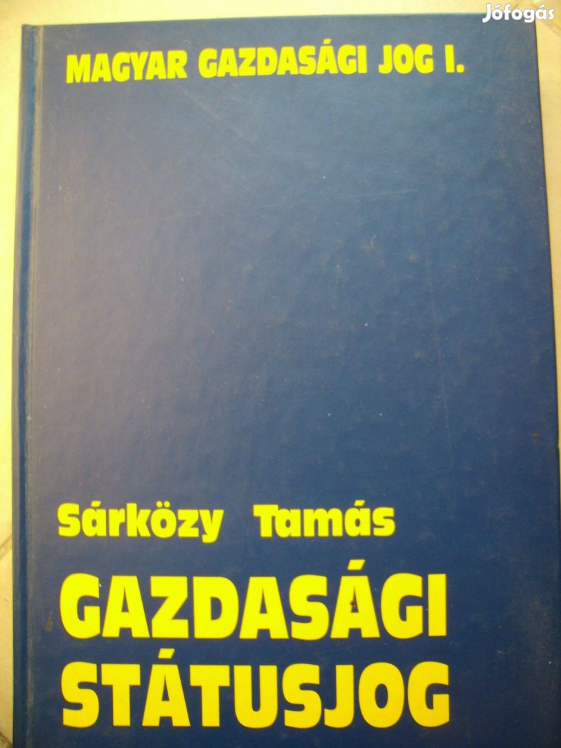 Sárközy Tamás: Gazdasági státusjog