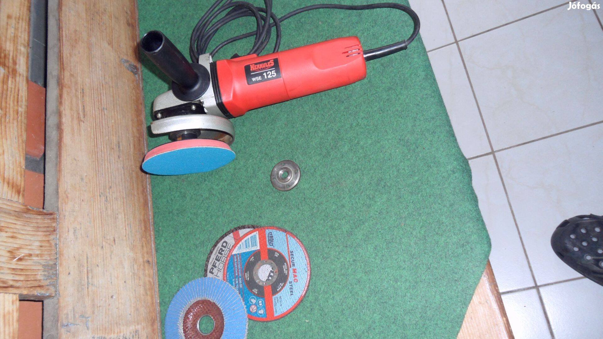 Sarok csiszoló daraboló köszörű új, fordulat szabályz 110-125 mm