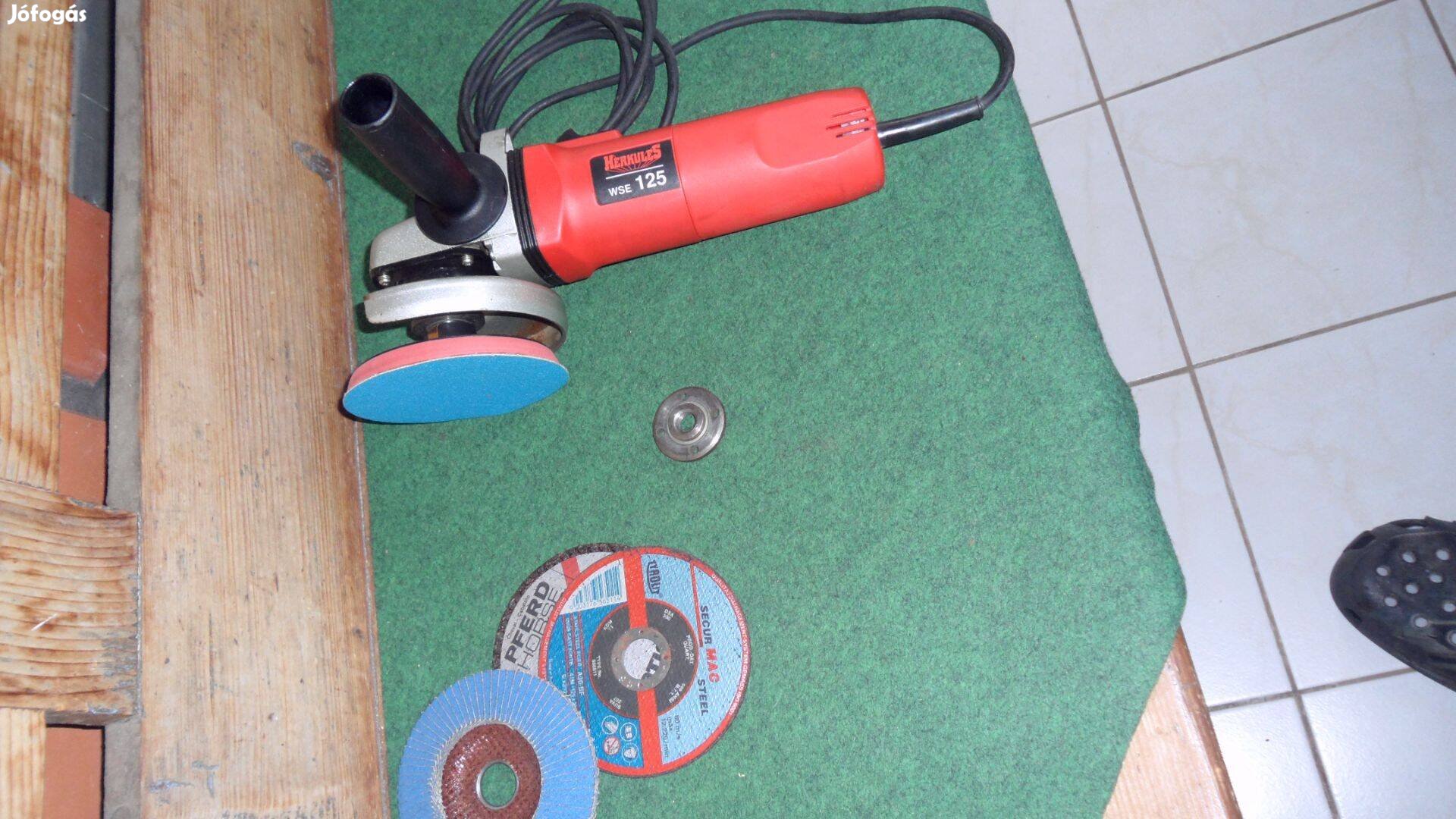 Sarok csiszoló daraboló köszörű új, fordulat szabályz 115-125 mm