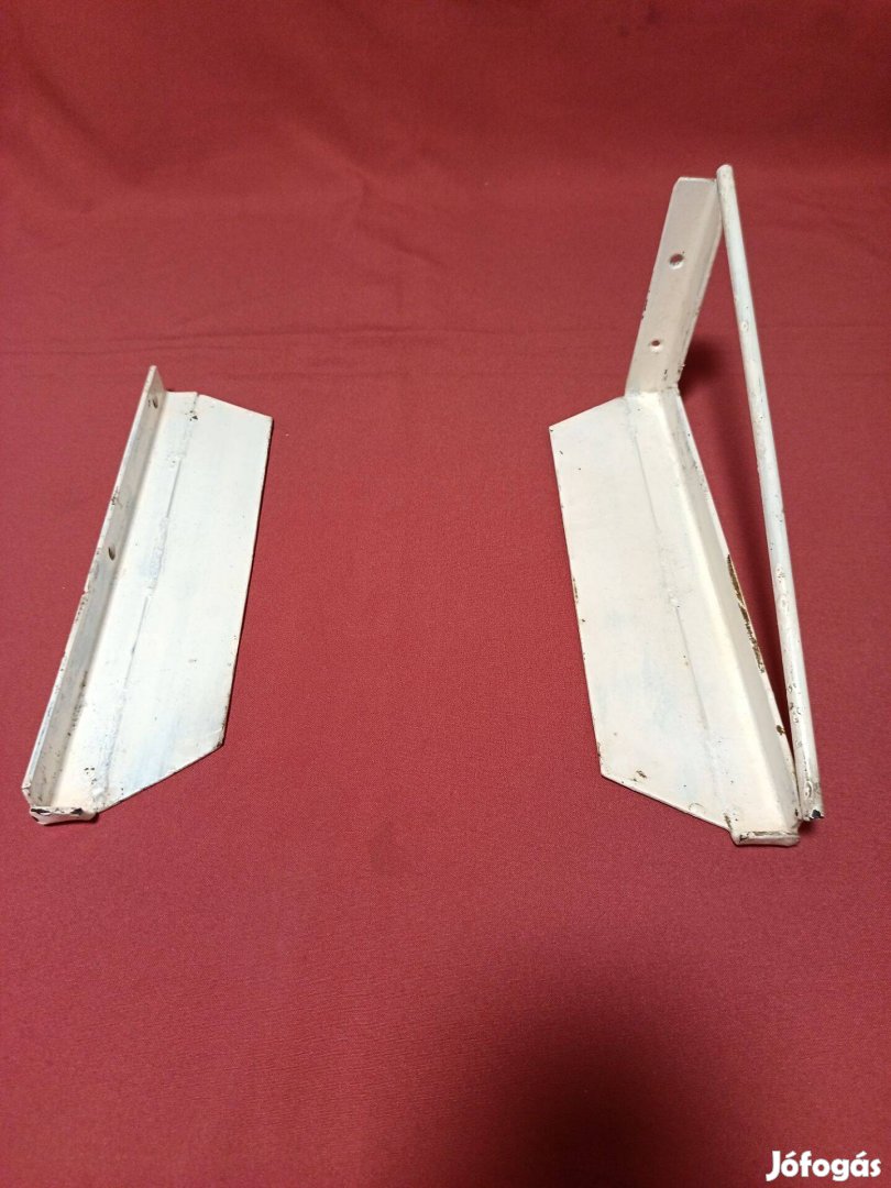 Sarok fali polc tartó fém eladó