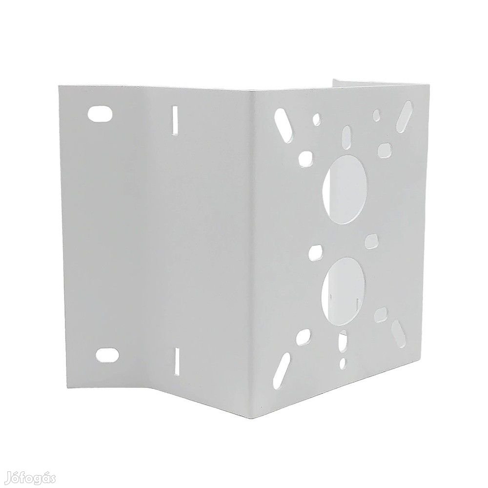 Sarok fém biztonsági kameratartó konzol  235x175mm