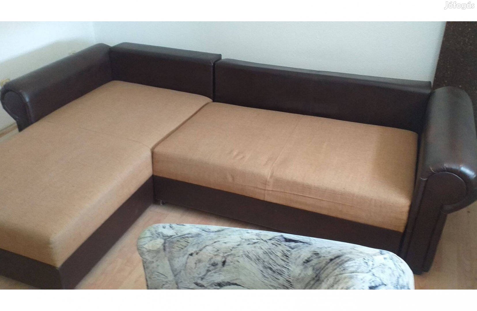 Sarok kanapé ülőgarnitúra kihúzható ágyazható