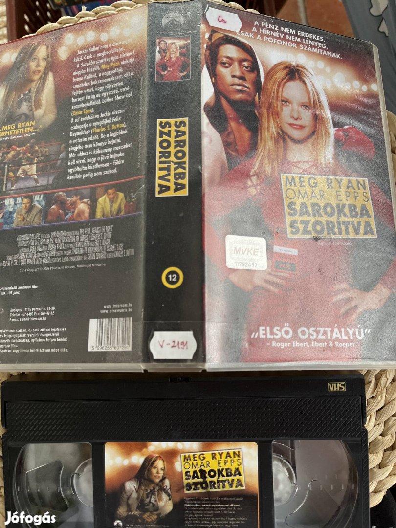 Sarokba szorítva vhs