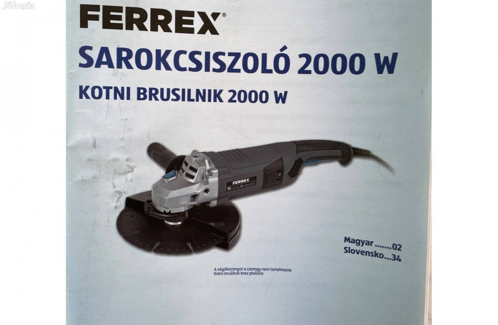 Sarokcsiszolo Ferrex; Flex