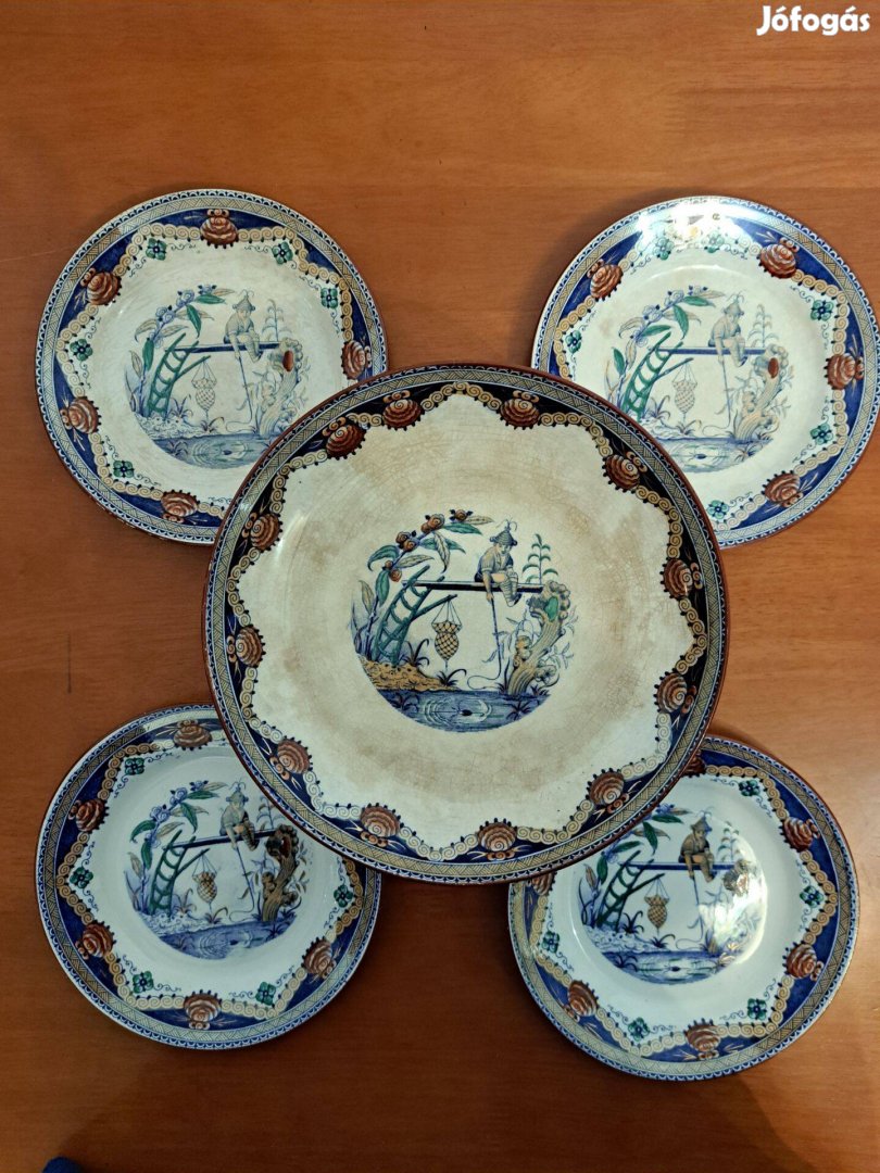 Sarreguemines sütiző készlet