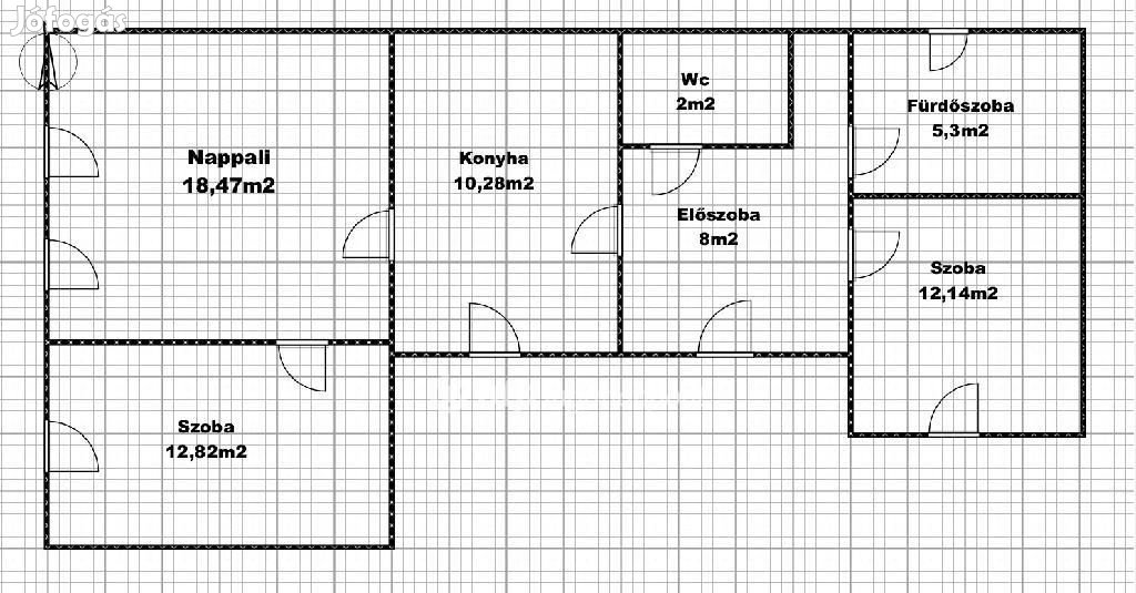 Sarudi 69 nm-es ház eladó