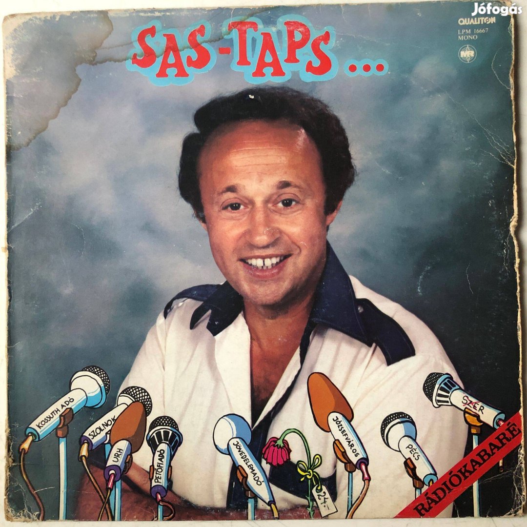 Sas József Sas-taps rádiókabaré | LP Vinyl Bakelit