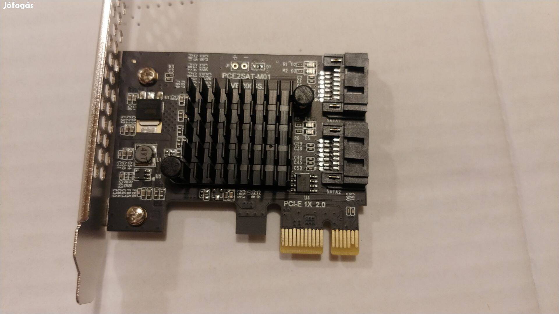 Sata III Pci-e kártya 2 port Marvell 88SE9125 chipset