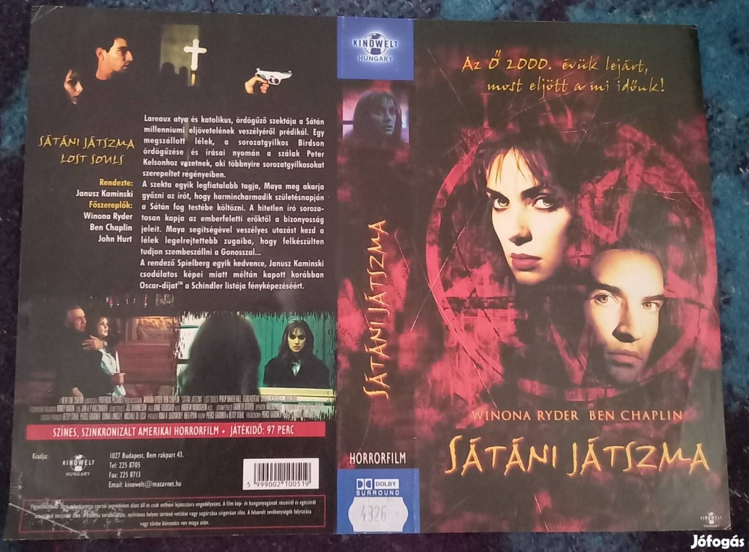 Sátáni játszma - horror vhs