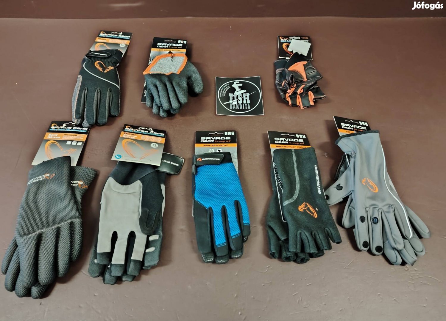 Savage Gear horgászkesztyűk Fish Bandita