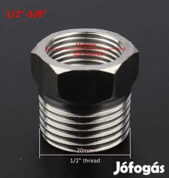 Saválló Acél Menetátalakító 1/2"-bol 3/8"-ra (3617)