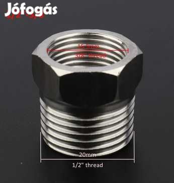 Saválló Acél Menetátalakító 1/2"-bol 3/8"-ra (3617)