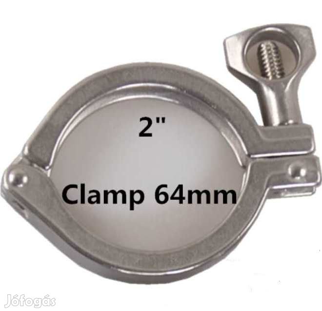 Saválló Acél Tri-Clamp Bilincs 2.5"  77,5mm  (3580)