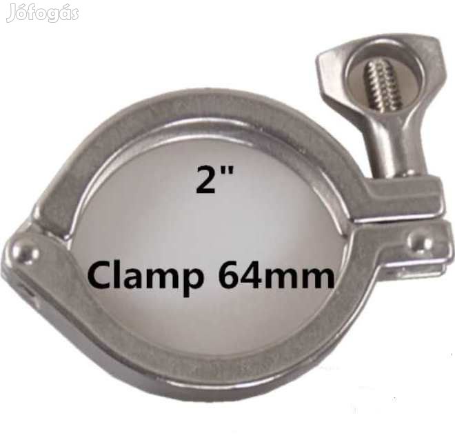Saválló Acél Tri-Clamp Bilincs 2.5"  77,5mm  (3580)