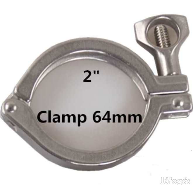 Saválló Acél Tri-Clamp Bilincs 2"  64mm  (3494)