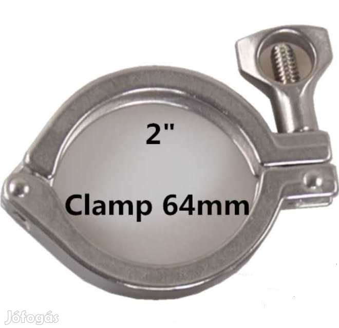 Saválló Acél Tri-Clamp Bilincs 2 64mm 3494