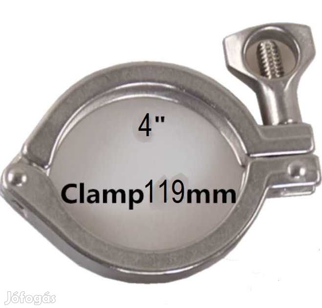 Saválló Acél Tri-Clamp Bilincs 4"  119mm  (3496)