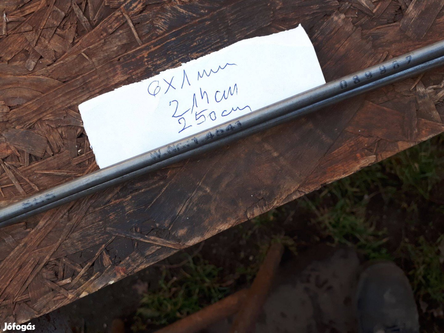 Saválló cső 6x1 mm új eladó !