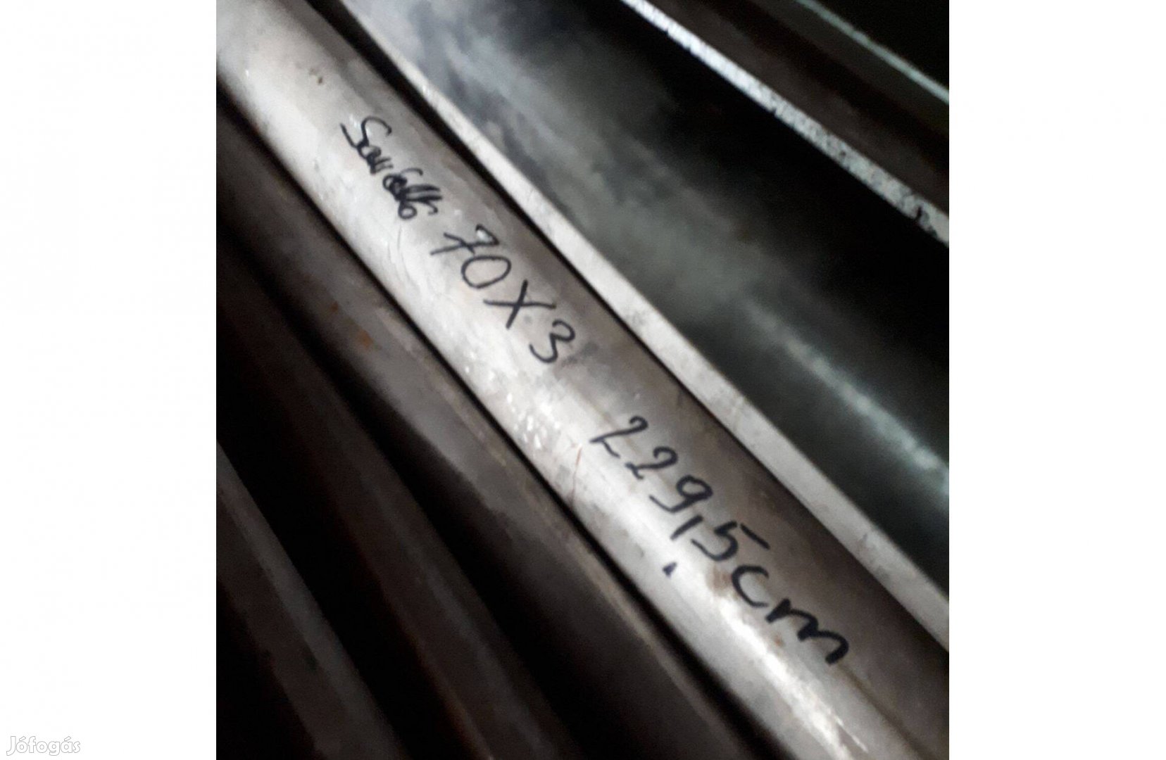 Saválló cső 70X3 mm-es új eladó !