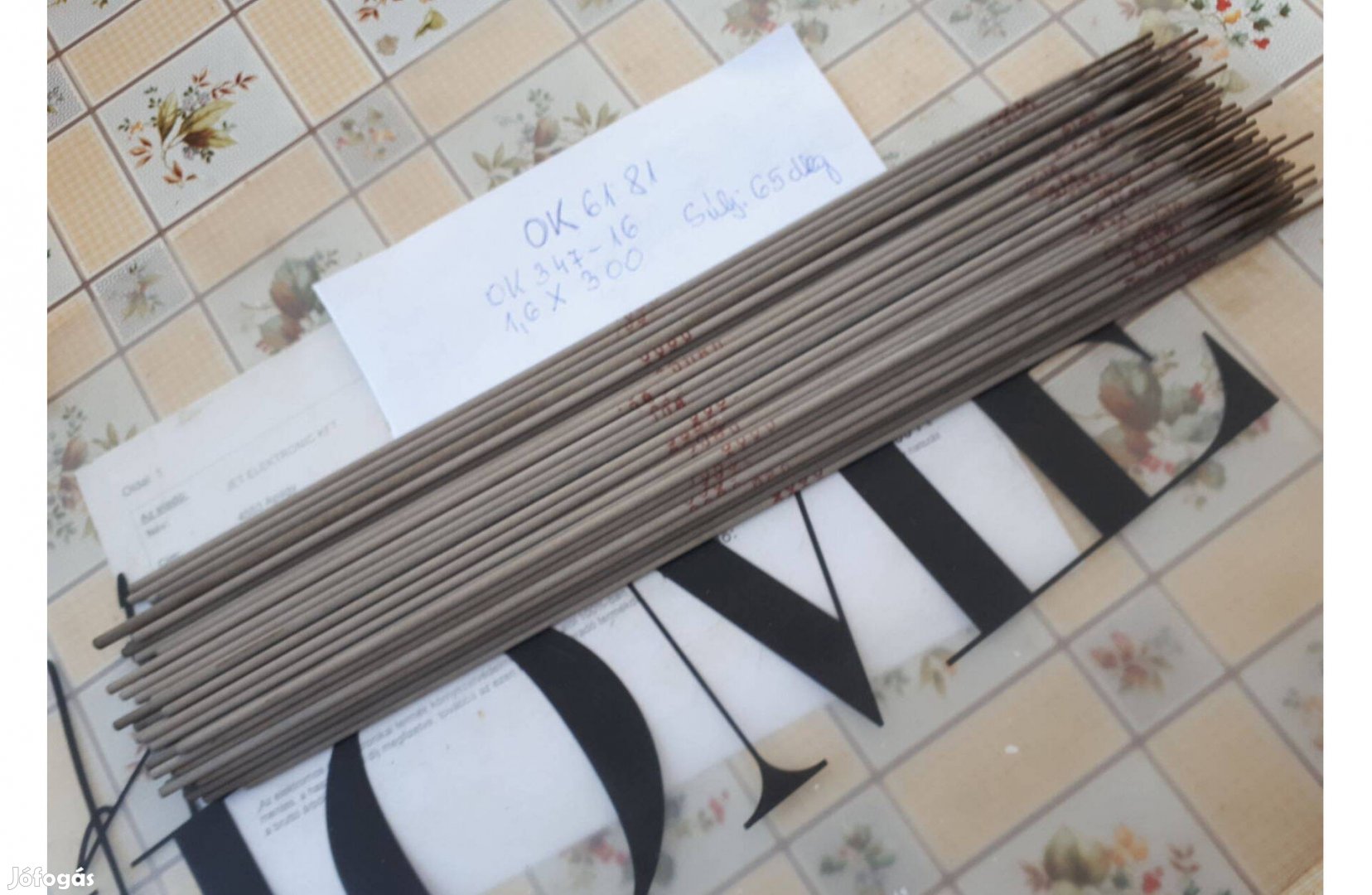 Saválló elektróda 1,6X300 mm eladó !