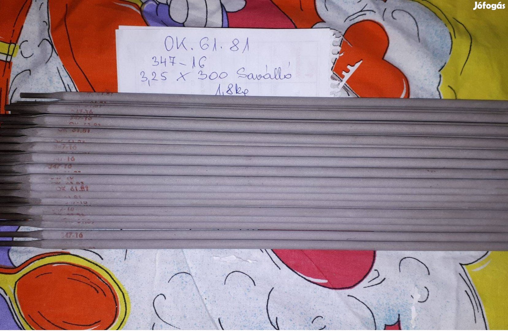 Saválló elektróda 3,25X300 mm-es eladó !