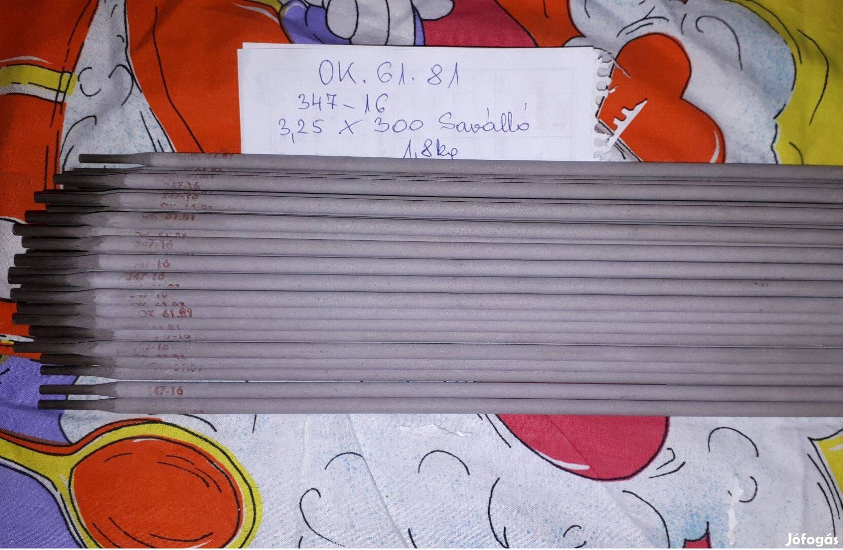 Saválló elektróda 3,25x300 mm-es elsdó !