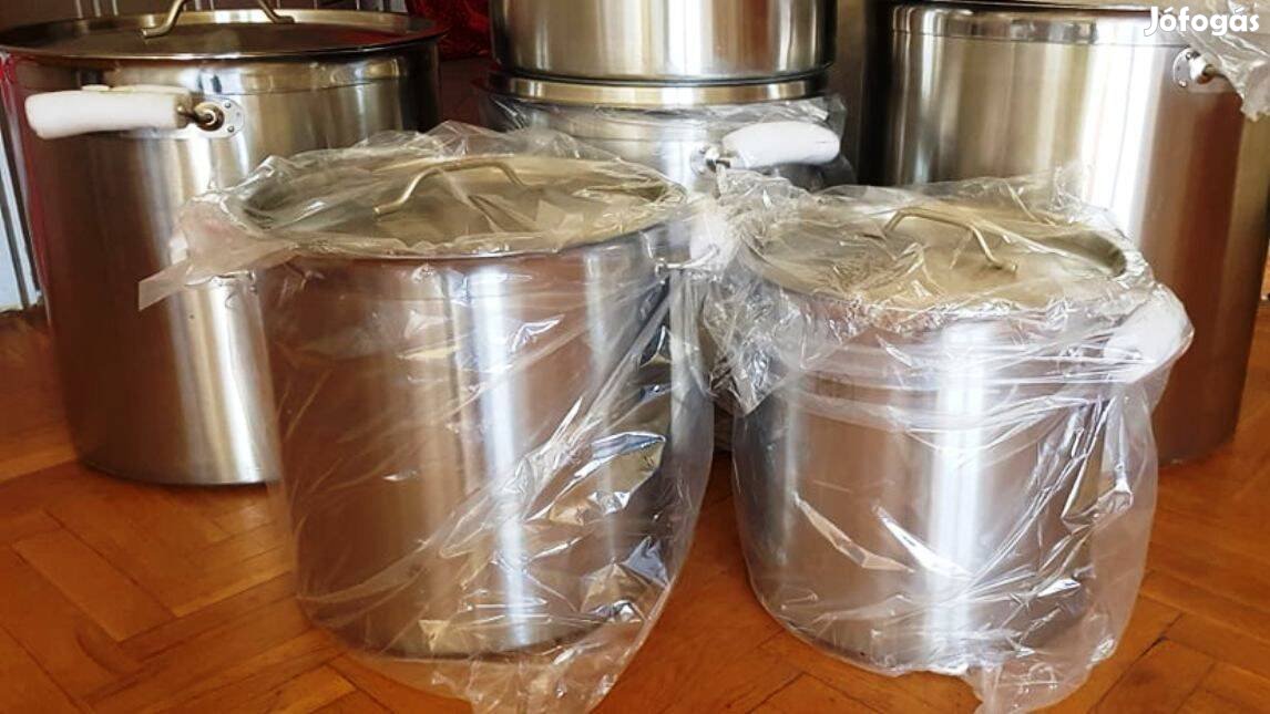 Saválló ipari edény 7- 100 liter