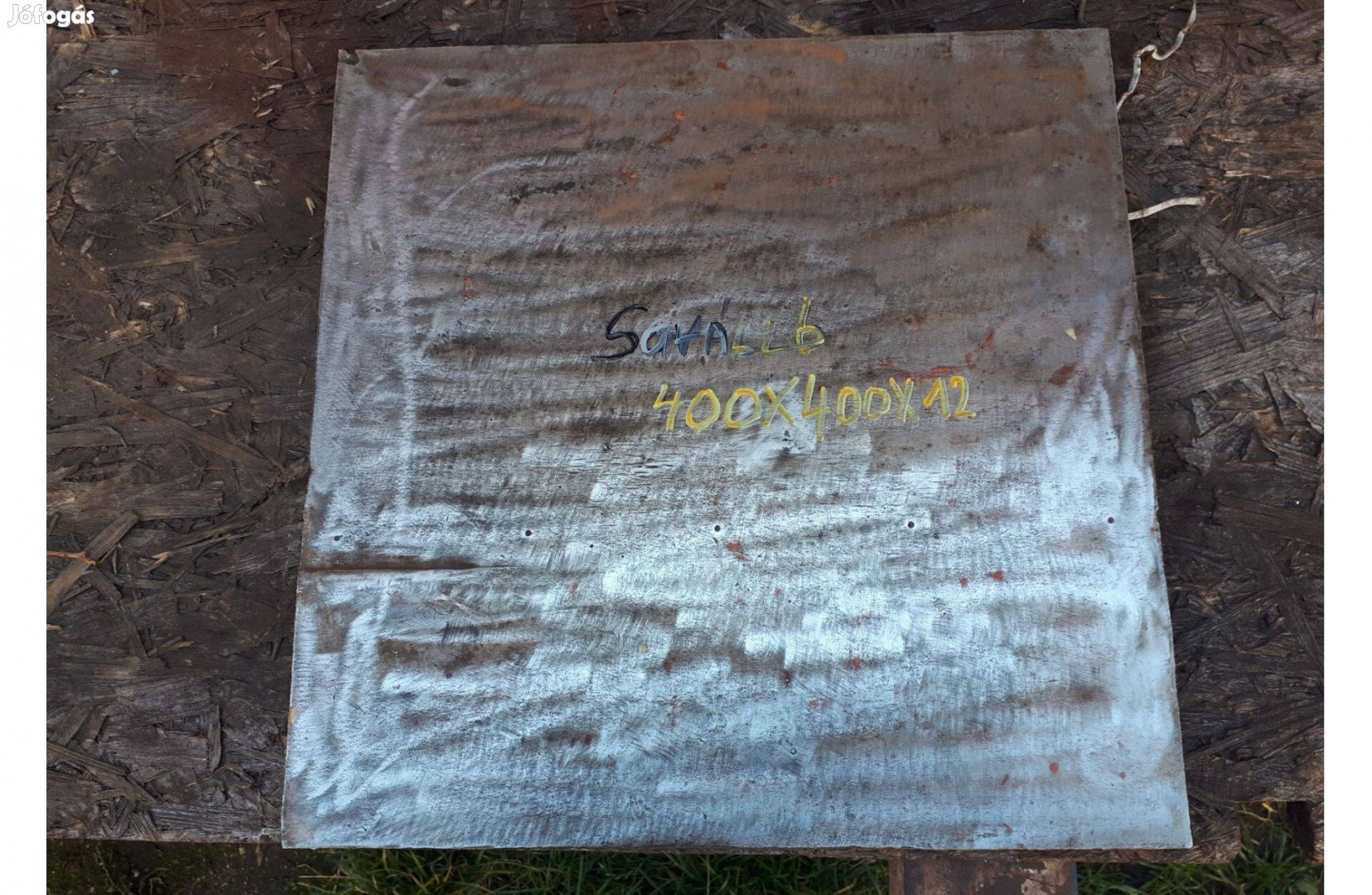 Saválló lemez 400X400X12 mm-es eladó !