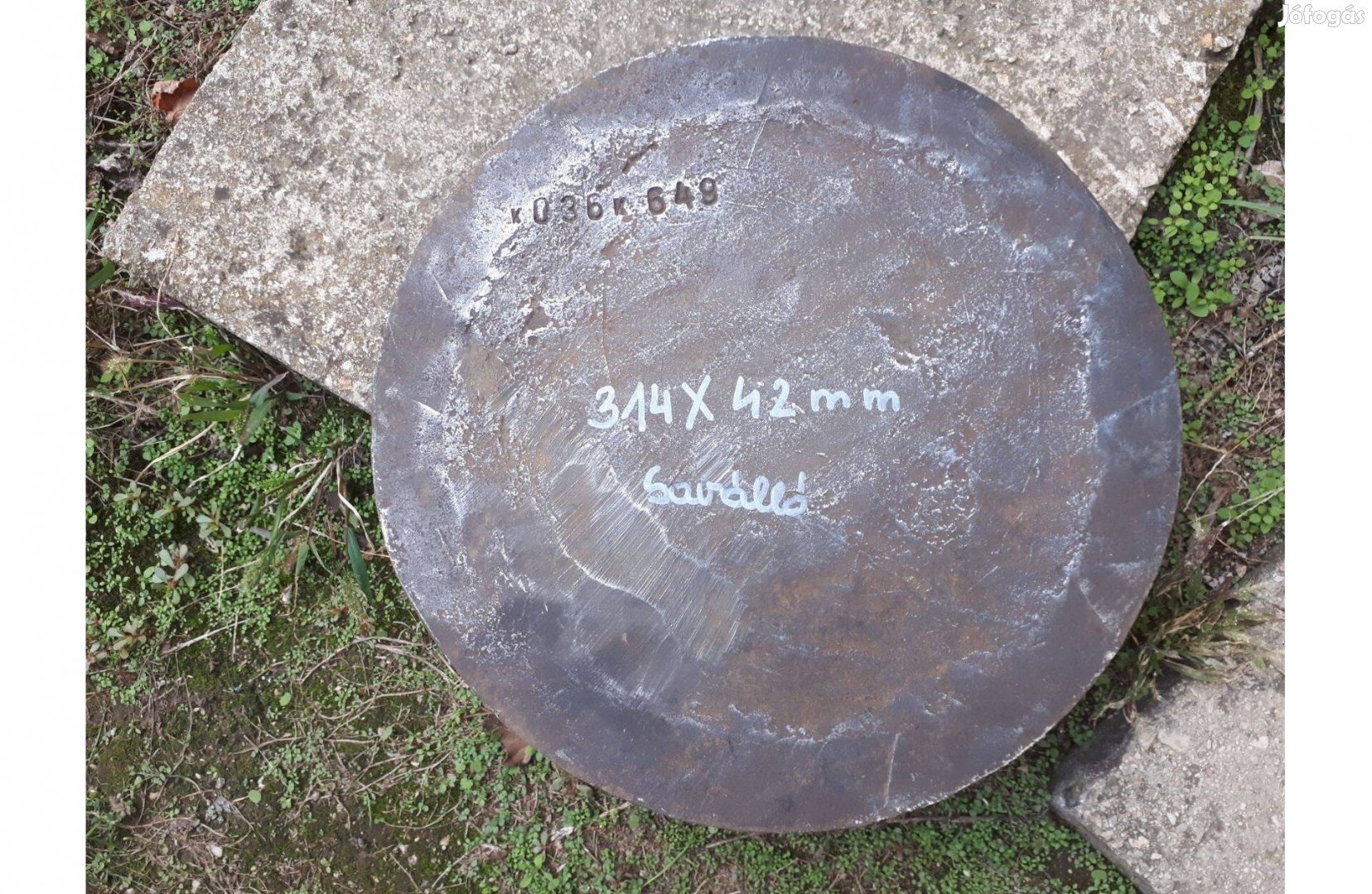 Saválló perem 314X42 mm-eseladó !