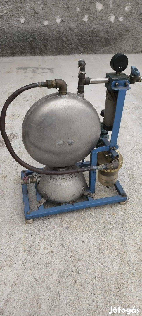 Saválló vákuum tartályos egység