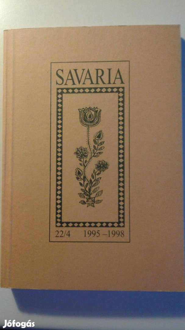 Savaria a Vas megyei múzeumok értesítője 22/4 - Pars ethnographica