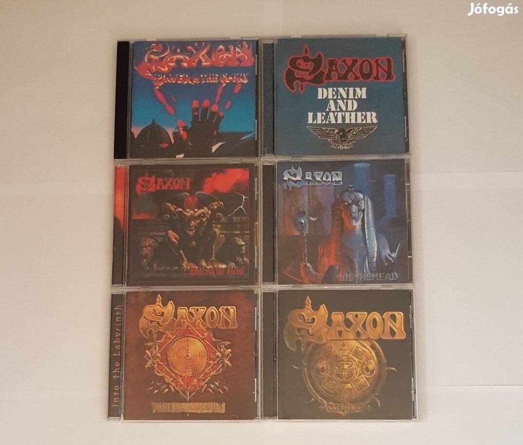 Saxon válogatás 6db Cd