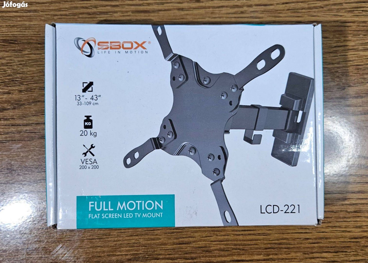 Sbox LCD-221 Fali monitor konzol