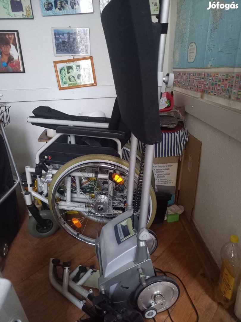Scalamobil kerekes kocsi lépcsőnjaró szerkezettel
