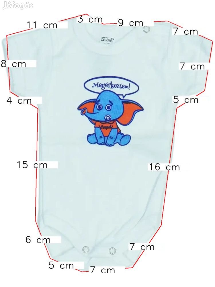 Scamp Használt (újszerű) Uniszex (gyerek) Rövid ujjú / ujjatlan body (