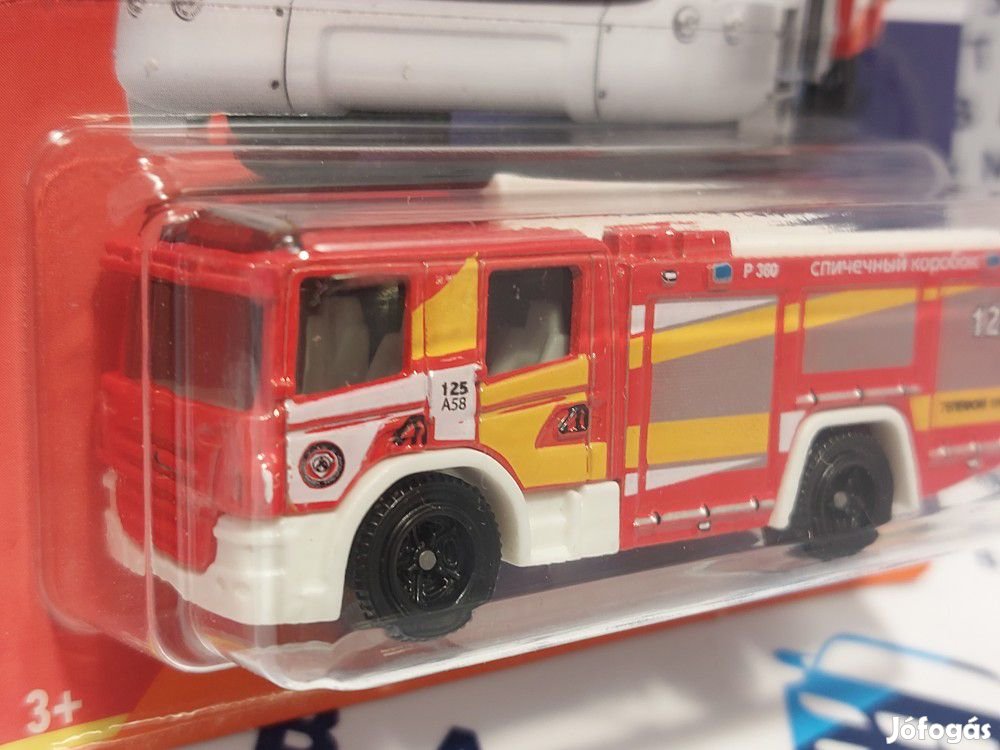 Scania P360 Firetruck  - Matchbox - 1:64  1/64 kisautó