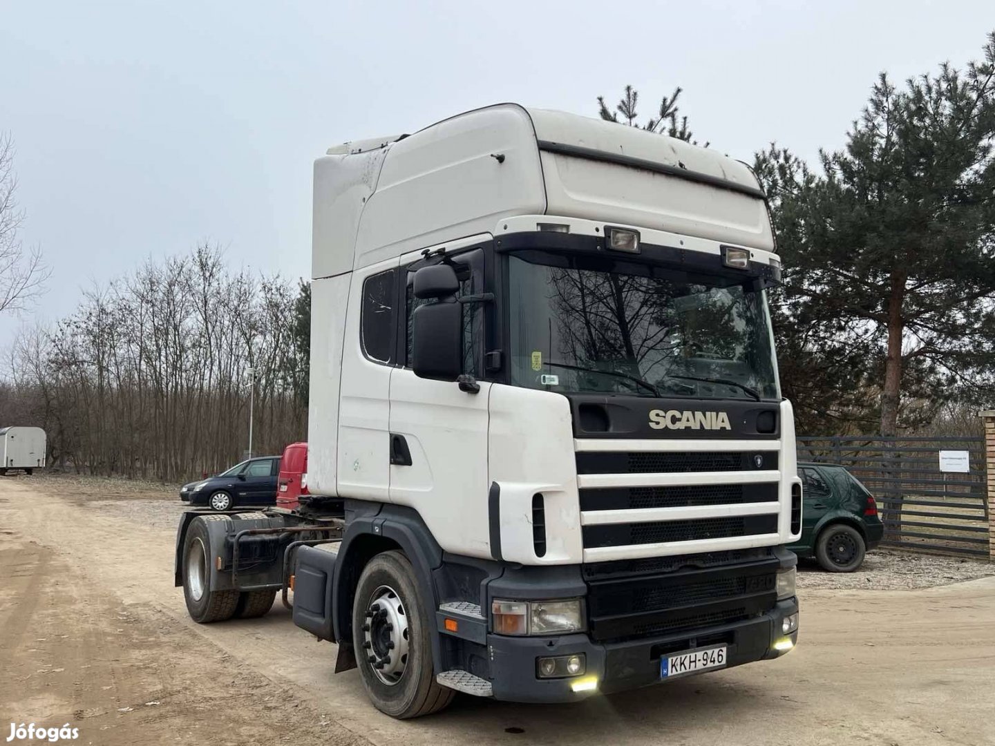 Scania R124 LA 4x2 NA 420 típusú teherautó
