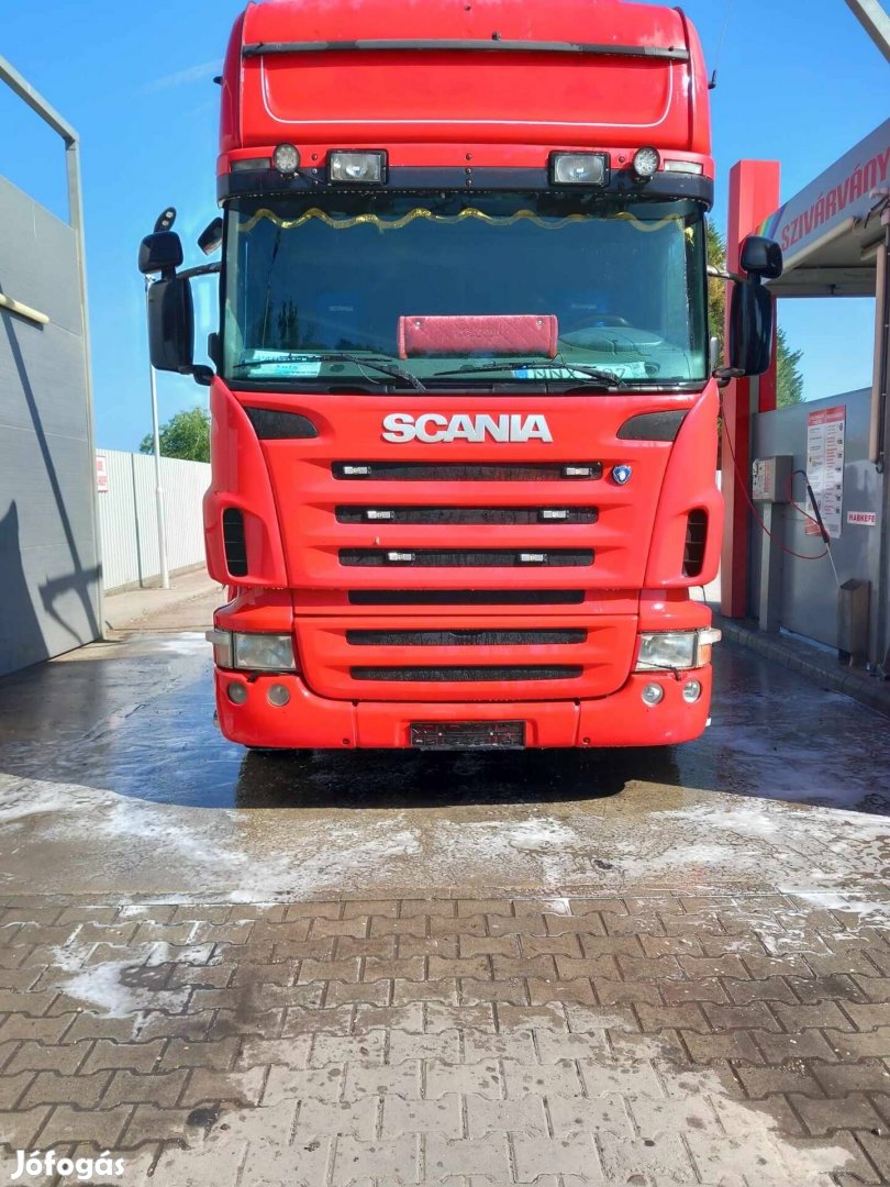 Scania R420 nyergesvontató eladó hidraulikával 