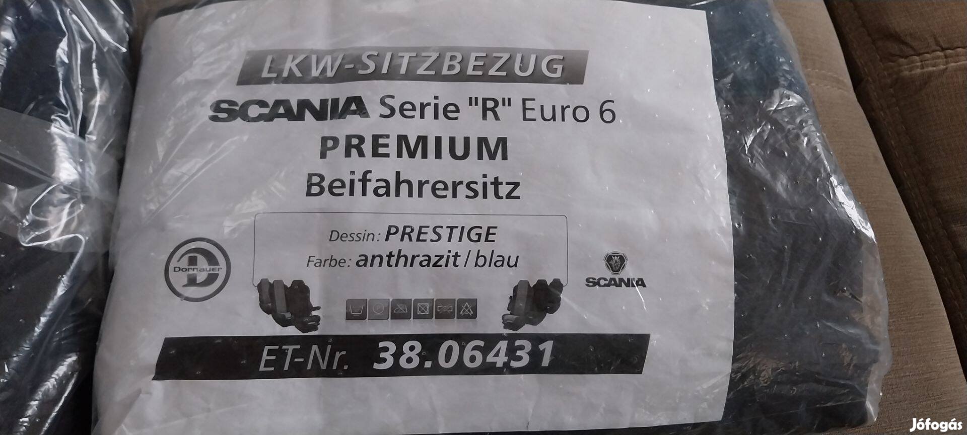 Scania R széria Euro 6 Prénium üléshuzat( 1 pár)