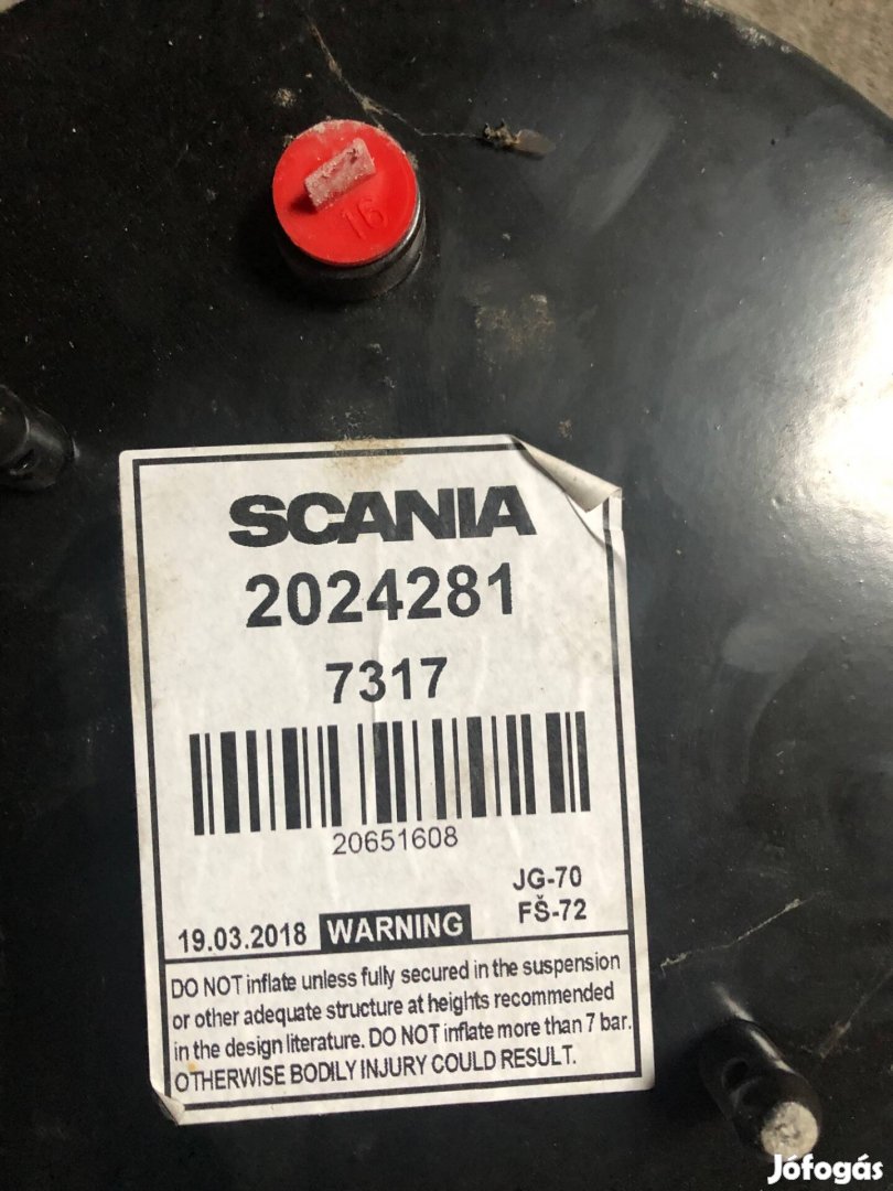Scania busz légrugó