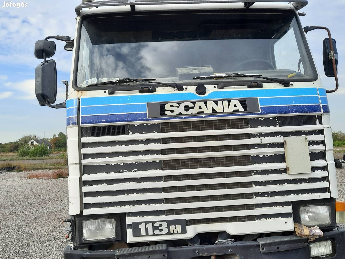 Scania teherautó daruval eladó 