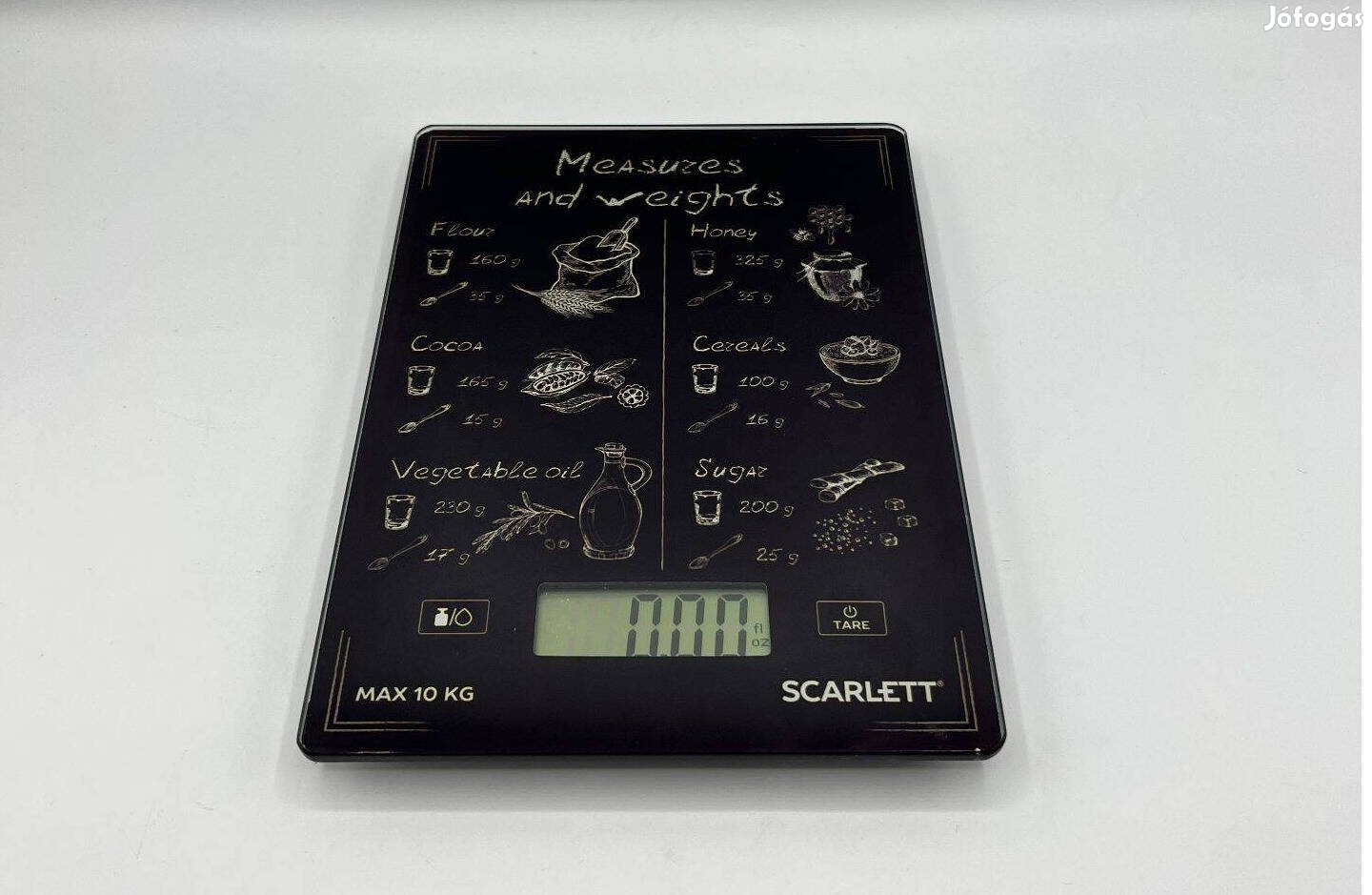 Scarlett Scks57P64 konyhai mérleg, digitális, 10 kg | 1 év garanciával