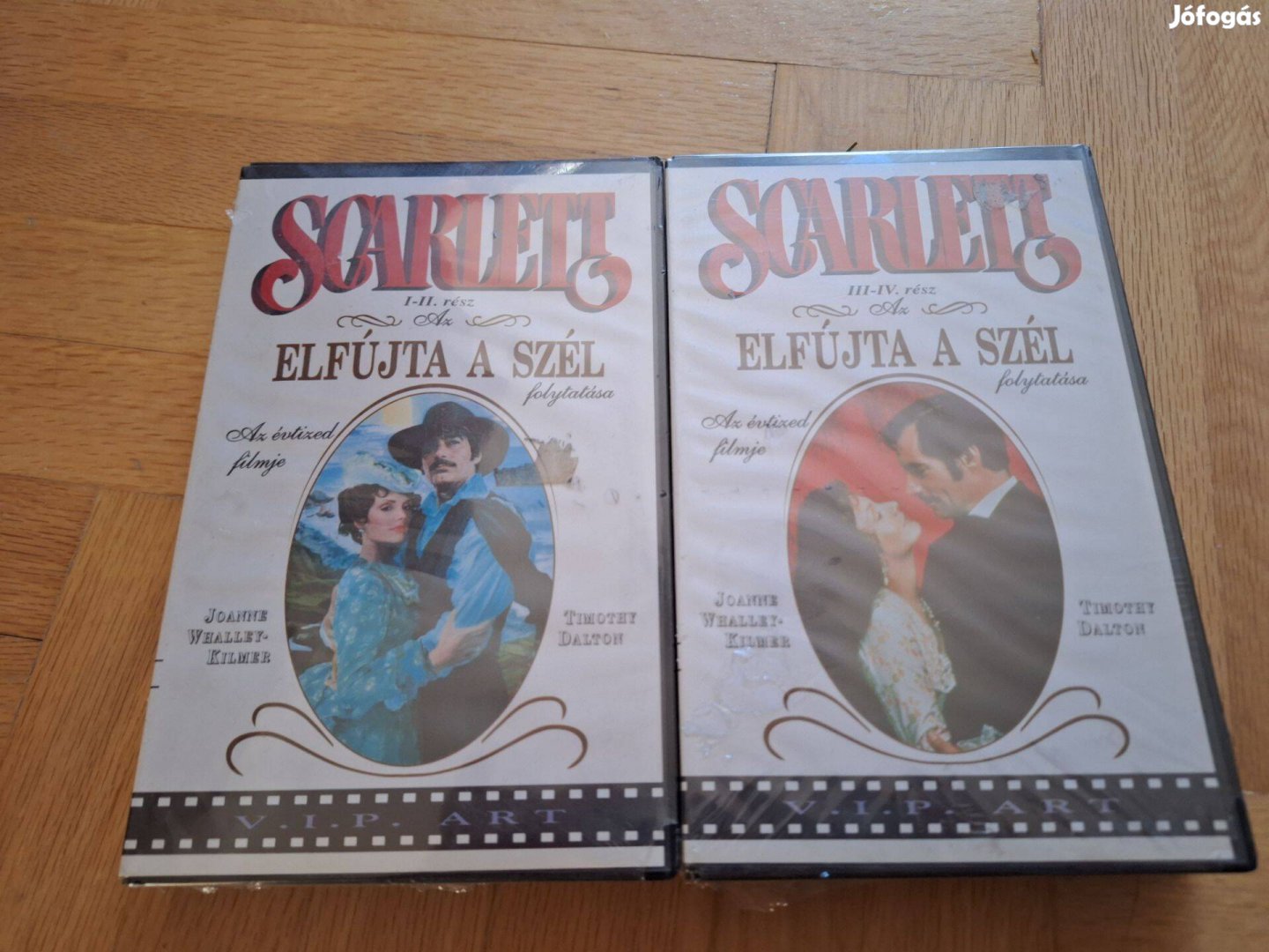 Scarlett- Elfújta a szél 1-4 VHS kazetta! Új! Bontatlan!