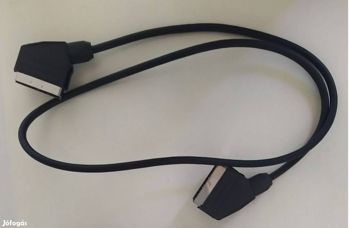 Scart kábel, csatlakozó 1,1 m TV, VHS
